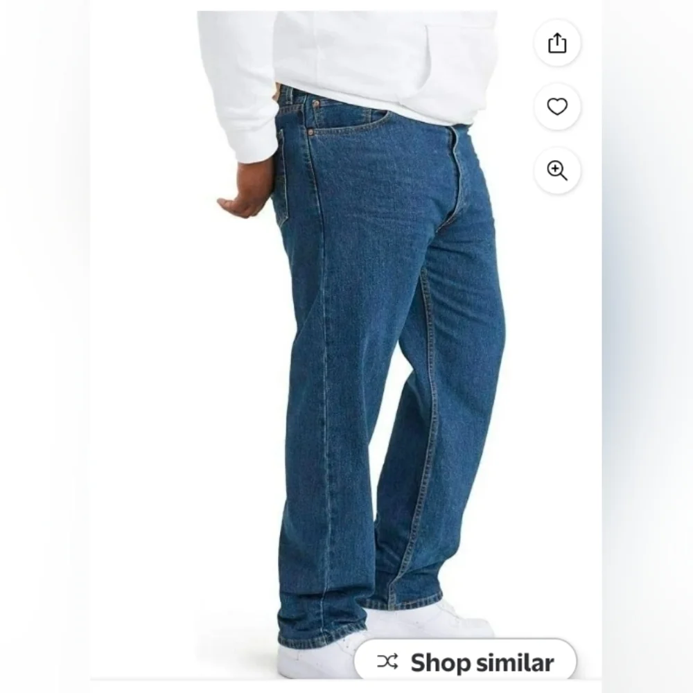 Levi's 505 Men's Regular Sits at Waist Extra Room In Thigh Straight Leg 42X34